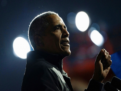 Barack Obama à Detroit, lors d'un meeting de Joe Biden, samedi - Drew Angerer [GETTY IMAGES NORTH AMERICA/AFP]