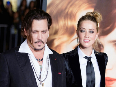 Johnny Depp et Amber Heard à la première de "The Danish Girl" à Los Angleles le 22 novembre 2015 - Valerie MACON [AFP/Archives]