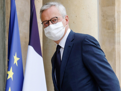 Le ministre de l'Economie  Bruno Le Maire le 19 octobre 2020 à Paris - Ludovic MARIN [AFP]