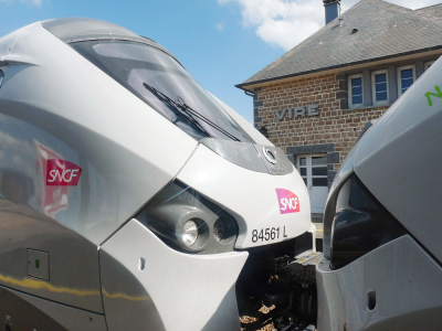L'offre ferroviaire s'adapte au reconfinement en Normandie : moins de trains, mais concentrés aux heures de pointe. Illustration