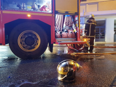 Les sapeurs-pompiers sont intervenus jeudi 5 novembre dans la soirée sur un feu d'habitation près de Port-en-Bessin.