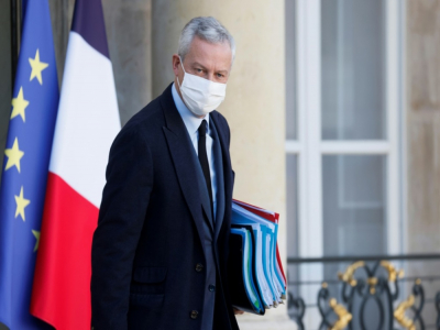 Le ministre de l'Economie French Bruno Le Maire, à l'Elysée, le 4 novembre 2020 - Ludovic MARIN [AFP/Archives]
