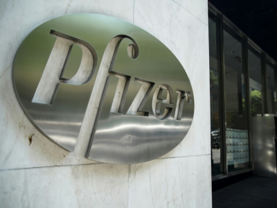 Le siège de Pfizer à Manhattan, à New York - Drew Angerer [GETTY IMAGES NORTH AMERICA/AFP]