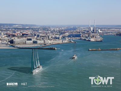Après plusieurs escales de vieux gréements, TOWT va affréter un voilier-cargo au Havre. - Michel Bizien - G.P.M.H.