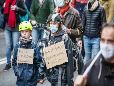 Manifestation à Toulouse le 7 novembre 2020 pour demander davantage de moyens pour lutter contre la crise sanitaire - Fred SCHEIBER [AFP/Archives]