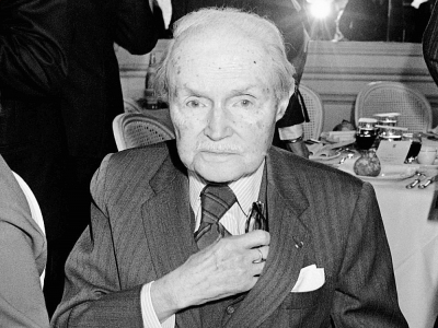 Maurice Genevoix en 1979 à Paris - Georges BENDRIHEM [AFP/Archives]