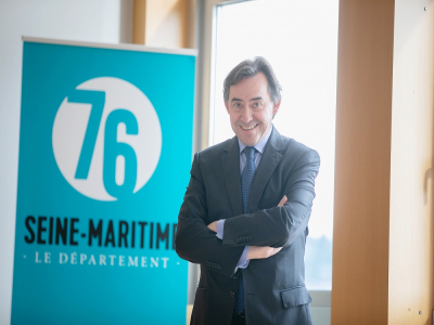 Bertrand Bellanger, le président du Conseil départemental de la Seine-Maritime, avait signé une tribune dès le 13 octobre dernier pour demander ce report. - Marceau Bellenger