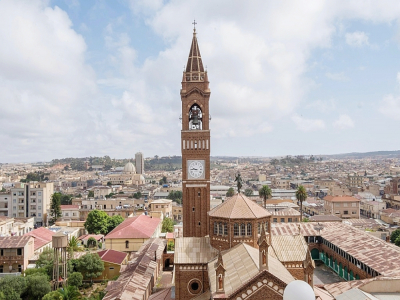 La ville d'Asmara, capitale de l'Erythrée, en juillet 2018 - Maheder HAILESELASSIE TADESE [AFP/Archives]
