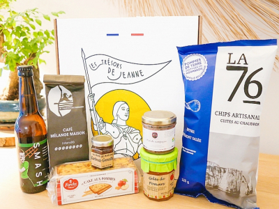 Sept produits locaux et gourmands sont proposés dans la box, Les Trésors de Jeanne.
