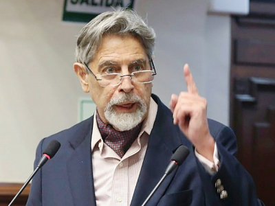 Francisco Sagasti, le 11 septembre 2020. Photo fournie par le Parlement péruvien - - [Peruvian Congress/AFP]