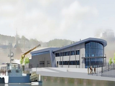 La future usine de maintenance de Fécamp. - EDF Renouvelables