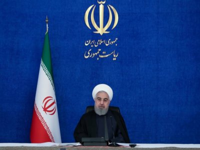 Photo diffusée le 28 novembre 2020 par la présidence iranienne du président Hassan Rohani à Téhéran - - [Présidence iranienne/AFP]