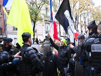 Manifestation contre la loi Sécurité globale, le 5 décembre 2020 à Paris - Anne-Christine POUJOULAT [AFP]