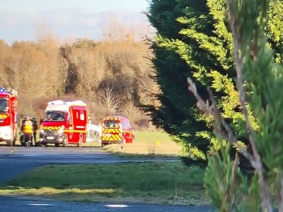 Les secours étaient sur place.