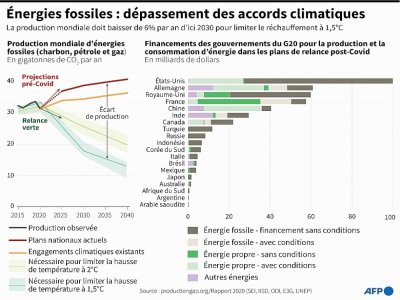 Énergies fossiles : dépassement des accords climatiques - Gillian HANDYSIDE [AFP]