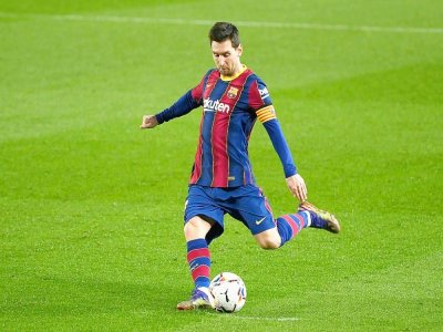 Lionel Messi avec Barcelone contre Levante en Liga le 13 décembre 2020 à Barcelone - LLUIS GENE [AFP]