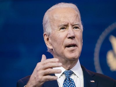 Le président américain élu Joe Biden, le 22 décembre 2020 à Wilmington - Alex Edelman [AFP]