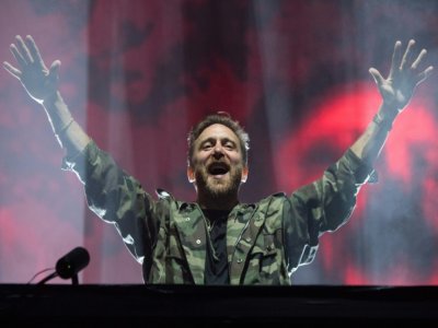 David Guetta au festival des Vieilles Charrues en 2019 en Bretagne - LOIC VENANCE [AFP/Archives]