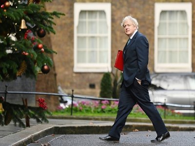 Le Premier ministre britannique Boris Johnson à Londres le 15 décembre 2020 - DANIEL LEAL-OLIVAS [AFP/Archives]