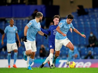 Ls Sky Blues de Manchester City ont été impressionnants contre Chelsea lors du choc de Premier League dsputé à Stamford Bridge, le 3 janvier 2021 - Ian Walton [POOL/AFP]