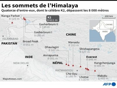 Les sommets de l'Himalaya - John SAEKI [AFP]