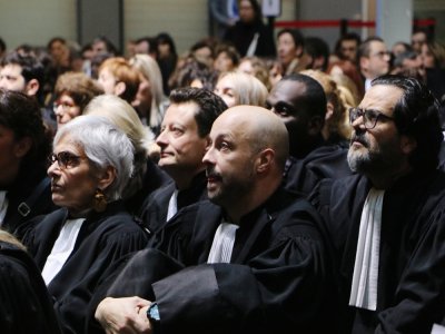 En janvier, les avocats du barreau de Caen ont exprimé leur colère dans le silence, face à la réforme des retraites.