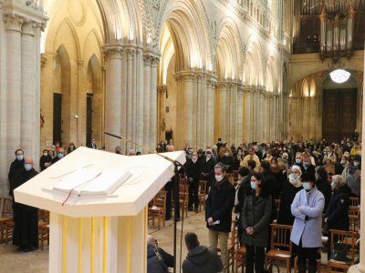 400 fidèles étaient présents lors de cette messe d'installation.