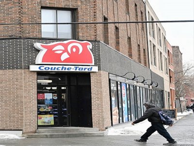 Une supérette Couche-Tard à Montréal, au Québec, le 13 janvier 2021 - Eric THOMAS [AFP]