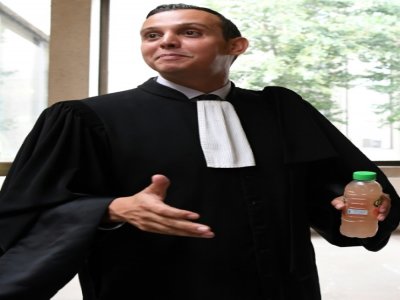 Yassine Yakouti au Tribunal de Créteil dans le Val de Marne le 6 septembre 2018 - Alain JOCARD [AFP/Archives]