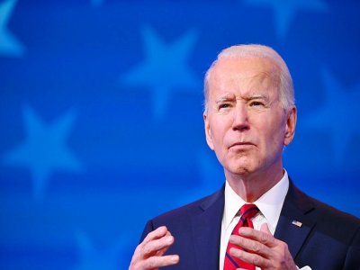 Joe Biden, à Wilmington, dans le Delaware, le 15 janvier 2021 - Angela Weiss [AFP]