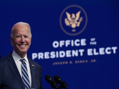 Joe Biden à Wilmington (Delaware), le 10 novembre 2020 - JOE RAEDLE [GETTY IMAGES NORTH AMERICA/AFP]