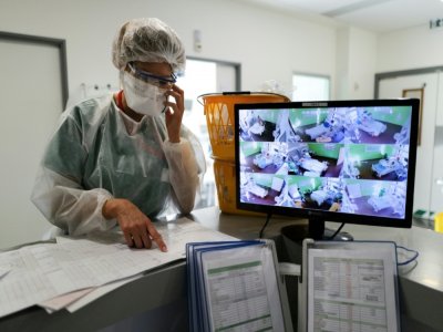 Dans le service de réanimation de l'hôpital de Colmar, le 22 janvier 2021 - SEBASTIEN BOZON [AFP]