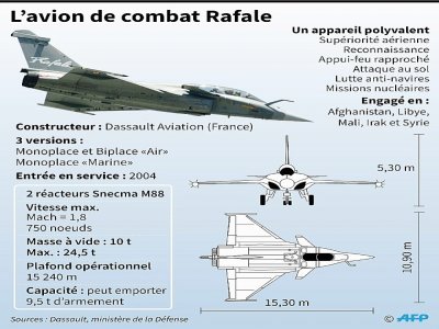L'avion de combat Rafale - Paz PIZARRO, Patrice DERE, Alain BOMMENEL [AFP/Archives]