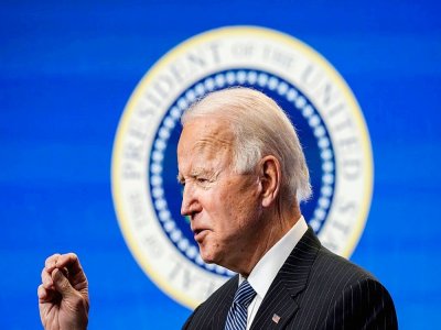 Le président américain Joe Biden à Washington, le 25 janvier 2021 - Drew Angerer [GETTY IMAGES NORTH AMERICA/AFP]