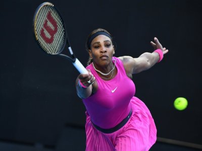 L'Américain Serena Williams face à la Bulgare Tsvetana Pironkova au tournoi Yarra Valley Classic à Melbourne, le 3 février 2021 - William WEST [AFP]