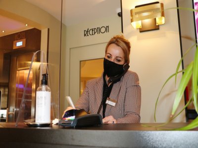Dans les hôtels de l'agglomération rouennaise, il faut souvent rassurer les clients, notamment sur les possibilités de désistement.