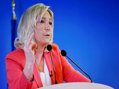 Marine Le Pen le 29 janvier 2021 à Nanterre - Thomas SAMSON [AFP/Archives]