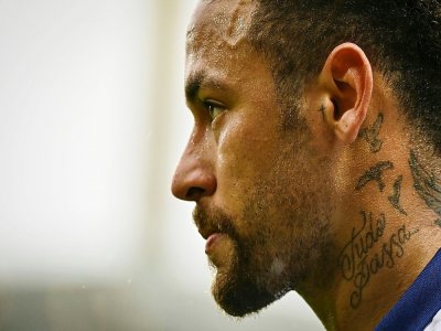 L'attaquant du Paris SG Neymar, le 31 janvier 2021 à Lorient - DAMIEN MEYER [AFP]