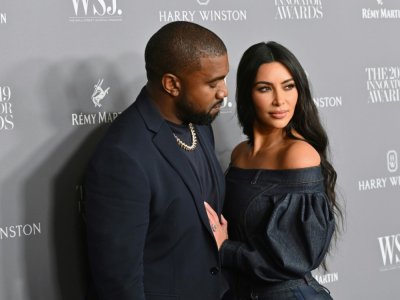 Kim Kardashian et Kanye West à New York en novembre 2019 - Angela Weiss [AFP/Archives]