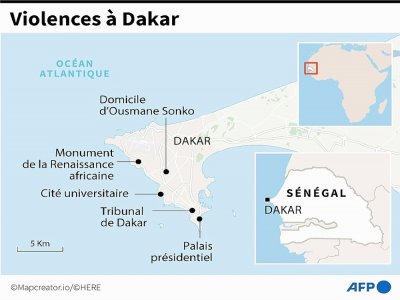 Violences à Dakar - Aude GENET [AFP]