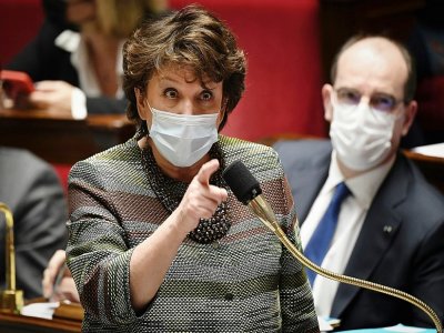 La ministre de la Culture Roselyne Bachelot, à l'Assemblée nationale le 16 mars 2021 - Alain JOCARD [AFP]