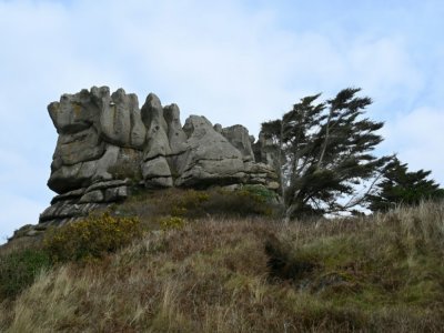 A Trégastel, sur la Côte de Granit Rose, en Bretagne le 9 mars 2021 - DAMIEN MEYER [AFP/Archives]