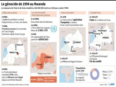 Le génocide de 1994 au Rwanda - Paz PIZARRO, Alain BOMMENEL [AFP/Archives]