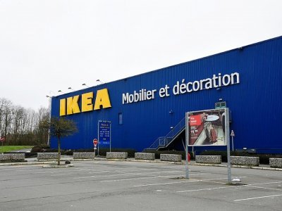 Un magasin Ikea à Lomme, dans le Nord, le 31 janvier 2021 - FRANCOIS LO PRESTI [AFP/Archives]