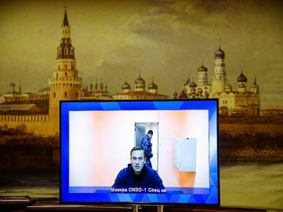 L'opposant russe Alexeï Navalny le 28 janvier 2021 - Alexander NEMENOV [AFP/Archives]