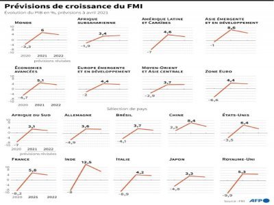 Prévisions de croissance du FMI - [AFP]
