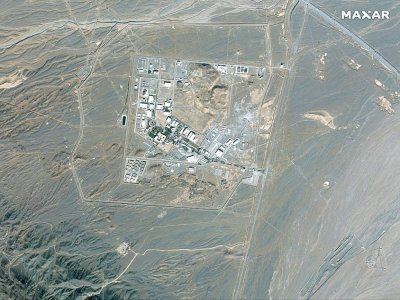 Photo satellite fournie par Maxar Technologies le 28 janvier 2020 montrant le centre nucléaire de Natanz dans le centre de l'Iran - - [Satellite image ©2021 Maxar Technologies/AFP/Archives]