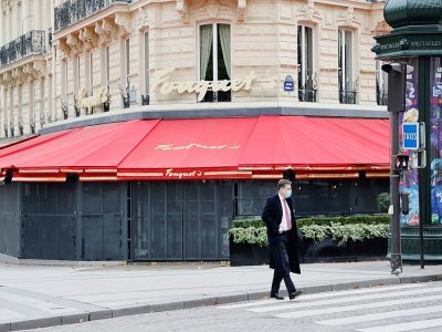 Restaurant fermé à Paris le 2 novembre 2020 - Ludovic MARIN [AFP/Archives]