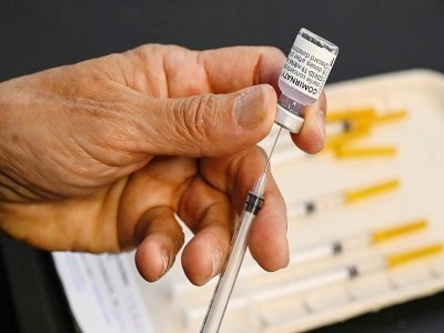Vaccination le 15 avril 2021 à Montpellier - Pascal GUYOT [AFP]