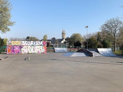 Le skate park de Caen. - Justine Tariel
